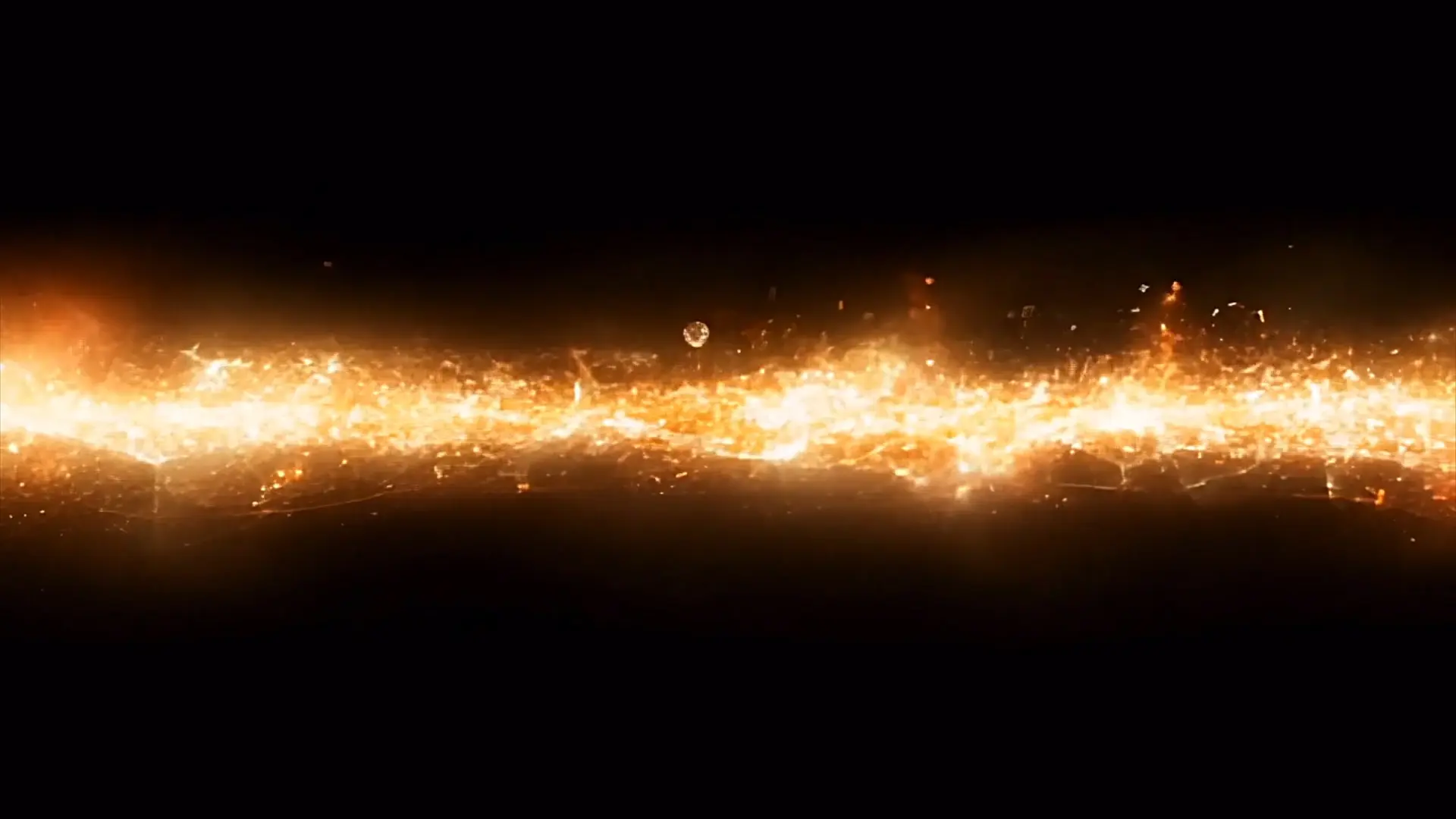 Blazing Horizon Cinematic Fire Background for Title Animation